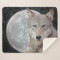 Wolf Moon Sherpa Blanket