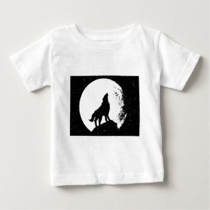 Wolf & Moon Silhoutte Baby T-Shirt