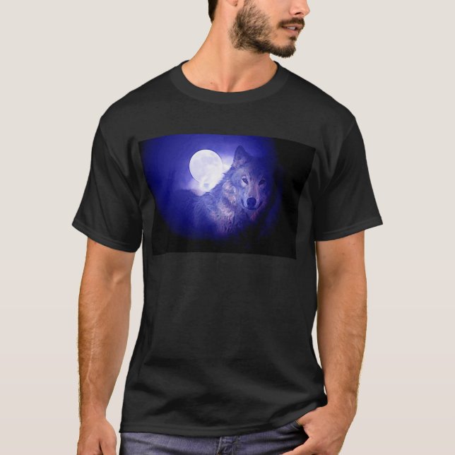 Wolf & Moon T-Shirt (Front)