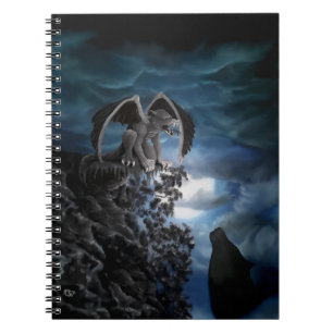Wolf Moon - Wolf with Golem Notebook