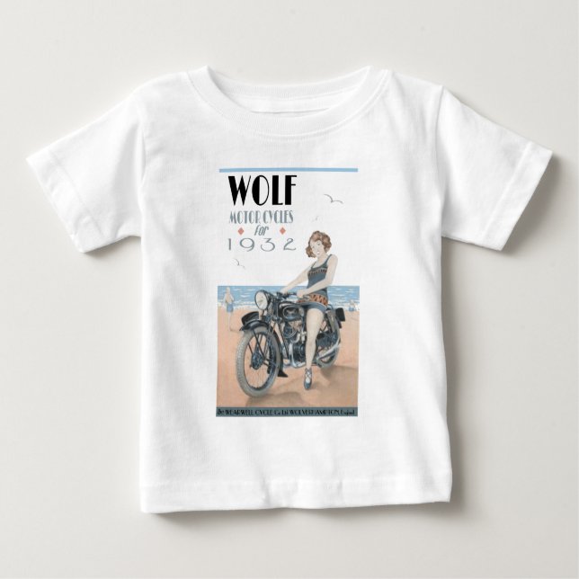 Wolf Motorcycles Baby T-Shirt (Front)