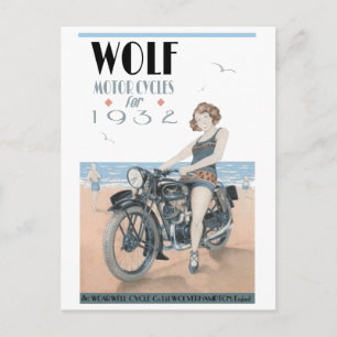 Wolf Motorcycles Postcard