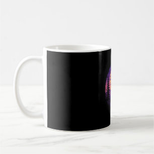 Wolf mountain forest moon wilderness nature coffee mug