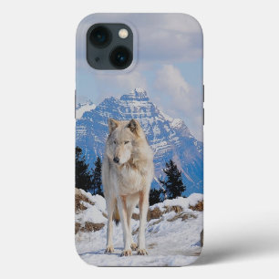 Wolf & Mountain Wolf-Lover Wildlife Art iPhone 13 Case