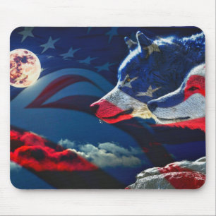 Wolf Mouse Mat