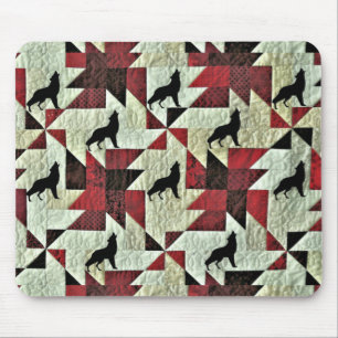 Wolf Mouse Mat