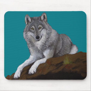 Wolf Mouse Mat