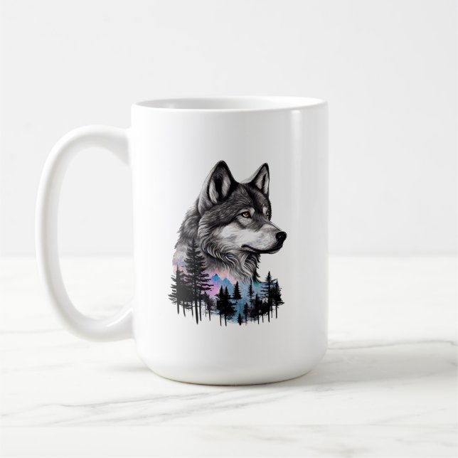 Wolf Mug (Left)
