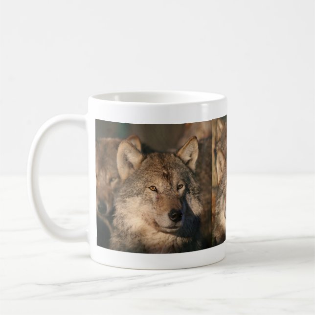 wolf mug (Left)