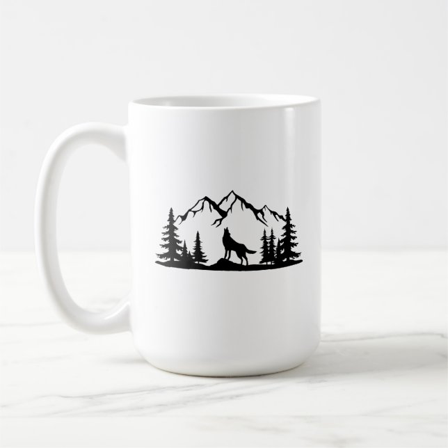 Wolf Mug (Left)