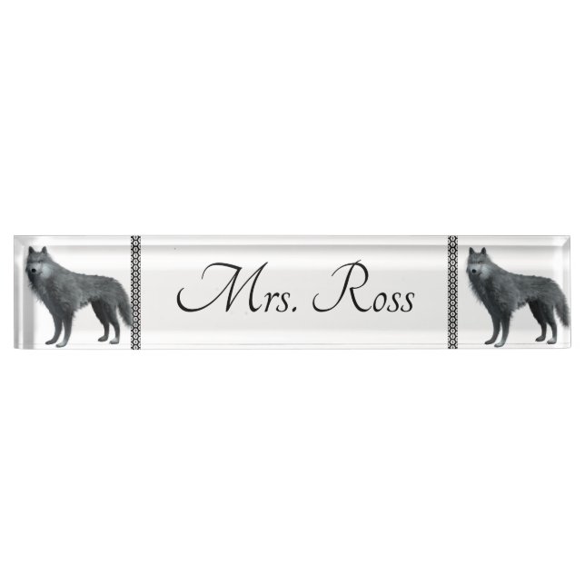 Wolf Nameplate (Front)