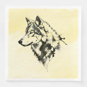Wolf Napkin