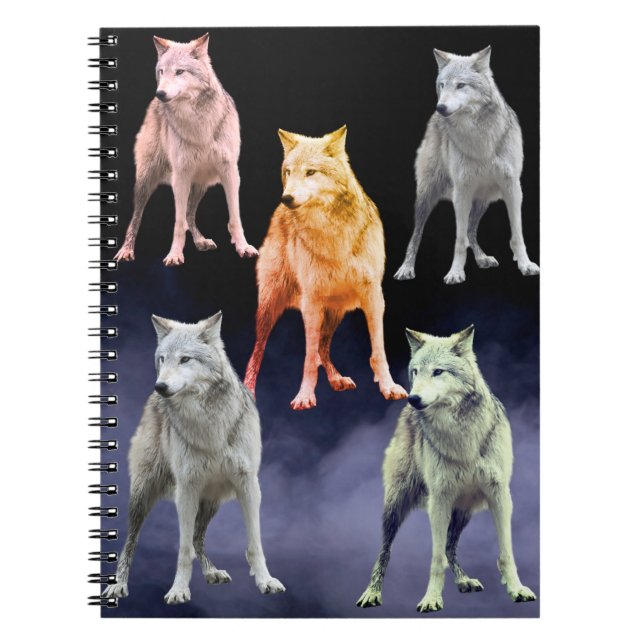 wolf notebook (Front)