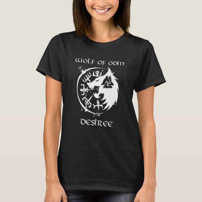 Wolf Of Odin Desiree  Personalised T-Shirt (Front)
