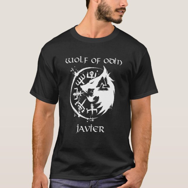 Wolf Of Odin Javier  Personalised T-Shirt (Front)