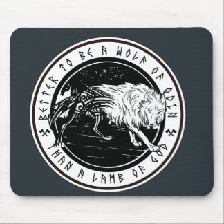 Wolf Of Odin Mouse Mat