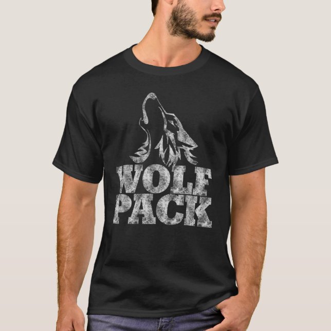 Wolf Of The Night Sky Animal Nature Magical Wolves T-Shirt (Front)