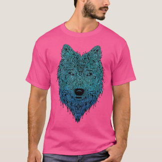 Wolf Of The Night Sky Illuminating Animal Nature T-Shirt