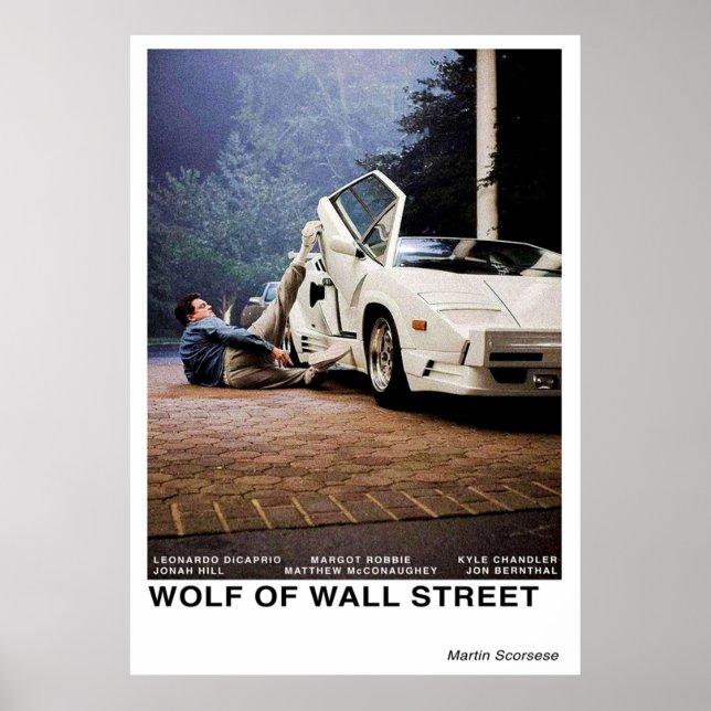 Wolf of Wall Street Poster (Front)