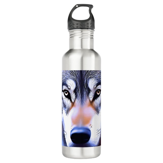 Wolf Oil Paint The Essence Of Beauty,  710 Ml Water Bottle (Front)