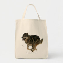 Wolf Organic Grocery Tote