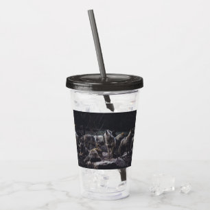 Wolf Pack Acrylic Tumbler