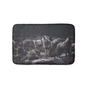 Wolf Pack Bath Mat
