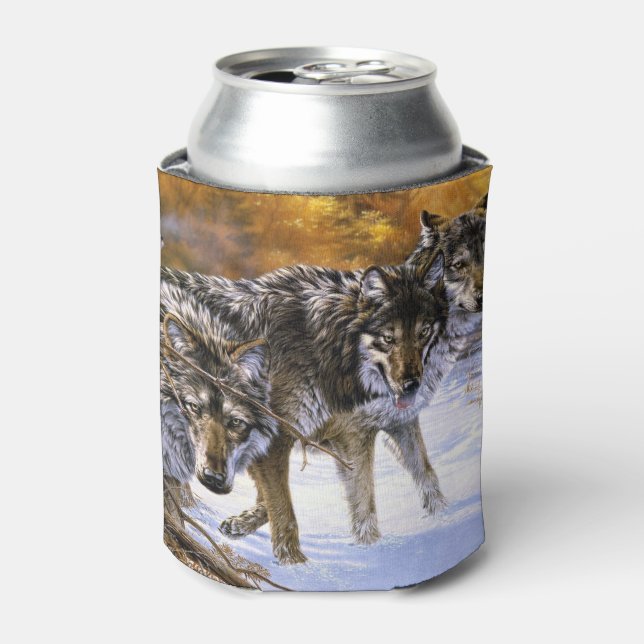 Wolf Pack Can Coolers (Can Front)