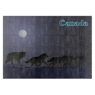 Wolf Pack - Canada Cutting Board