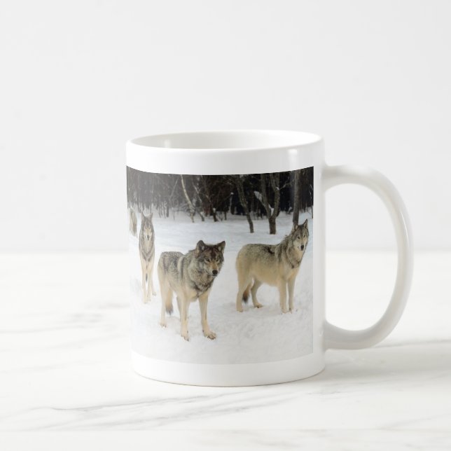 Wolf Pack Coffee Mug (Right)