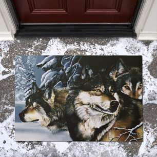 Wolf Pack Doormat