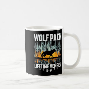 Wolf Pack Howling Wolf Lifetime Member Wildlife Fo Coffee Mug