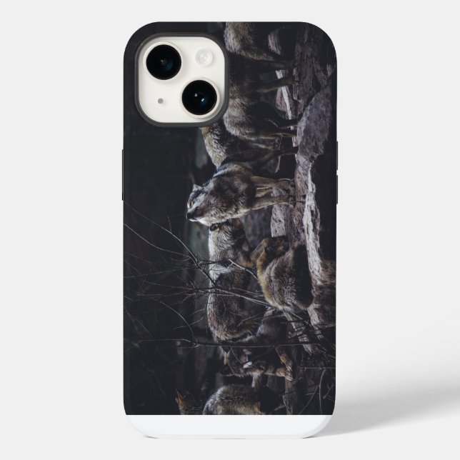 Wolf Pack iPhone 14 Case (Back)