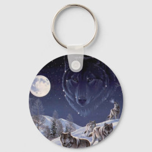 Wolf Pack Key Ring