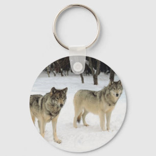 Wolf Pack Key Ring