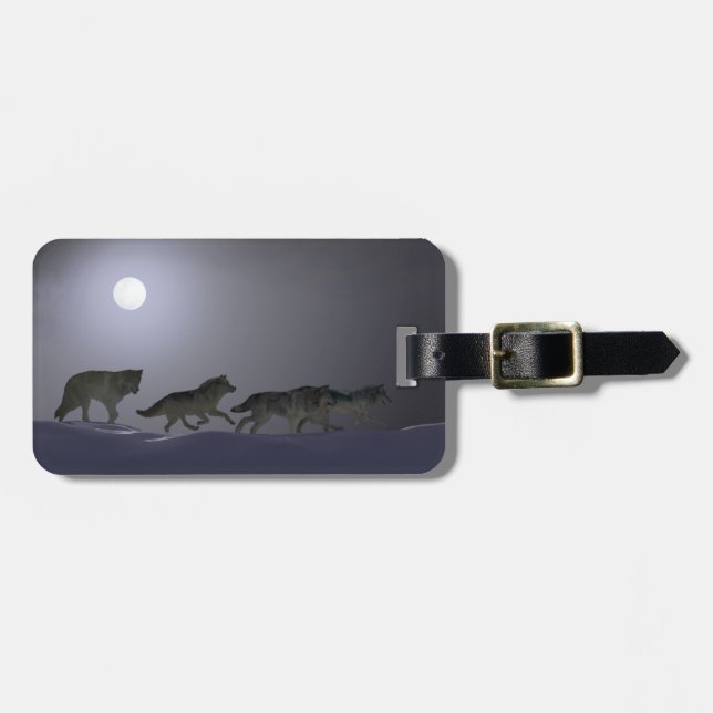 Wolf Pack  Luggage Tag (Front Horizontal)
