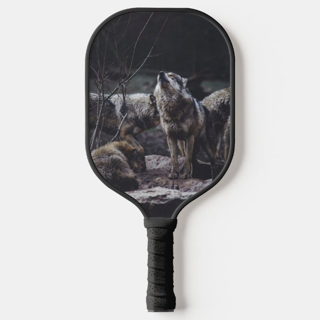 Wolf Pack Pickleball Paddle (Front)