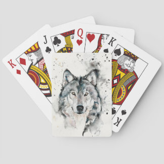 Wolf pack playing cards