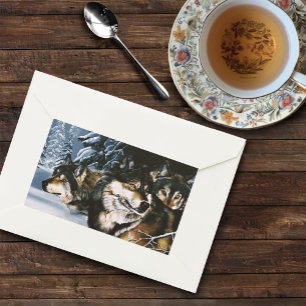 Wolf Pack Rectangular Sticker