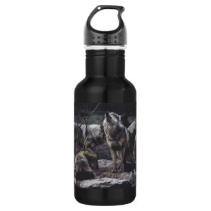 Wolf Pack Stainless Steel Water Bottle