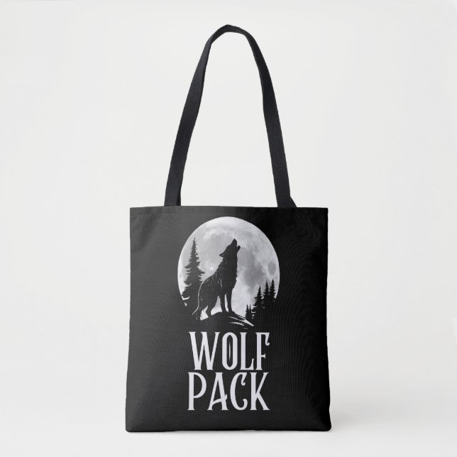   Wolf Pack Tote Bag (Front)