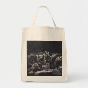Wolf Pack Tote Bag
