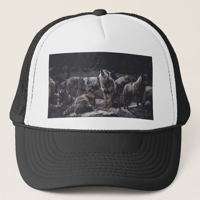 Wolf Pack Trucker Hat (Front)