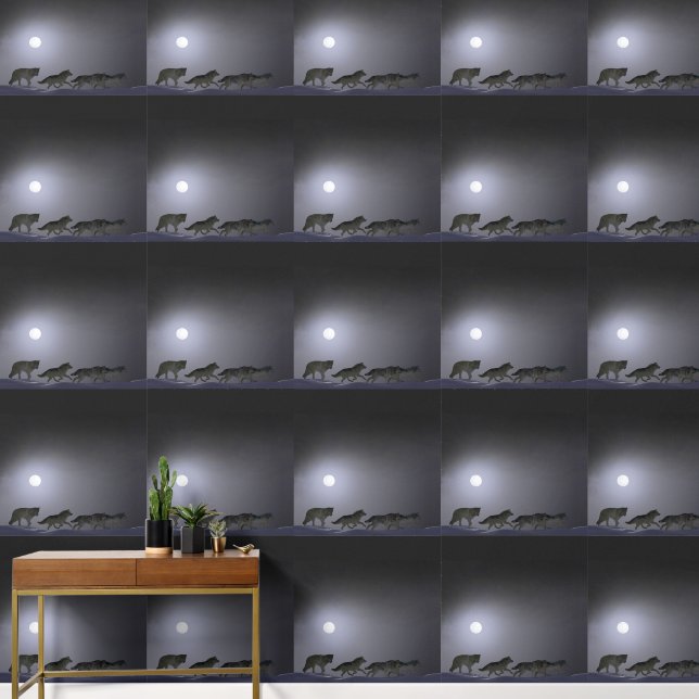 Wolf Pack  Wallpaper (Hallway)