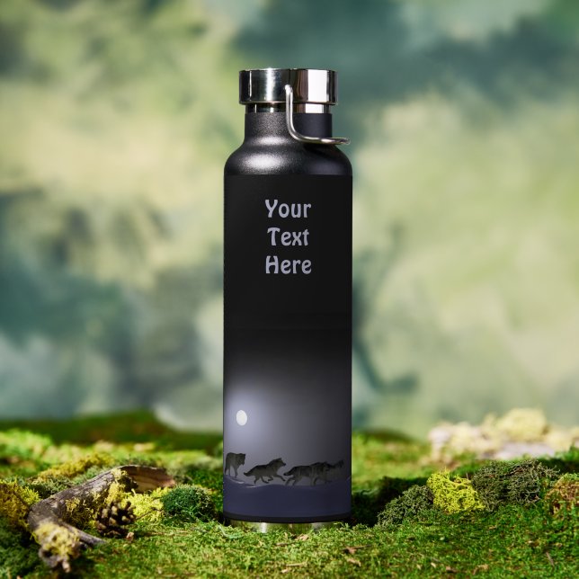 Wolf Pack Water Bottle (Outdoor (Rotated))