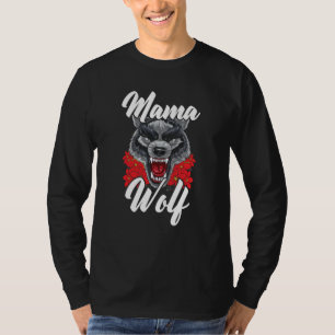 Wolf Pack Werewolf Wolfgang Wildlife Animal Mama W T-Shirt