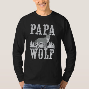 Wolf Pack Werewolf Wolfgang Wildlife Animal Papa W T-Shirt