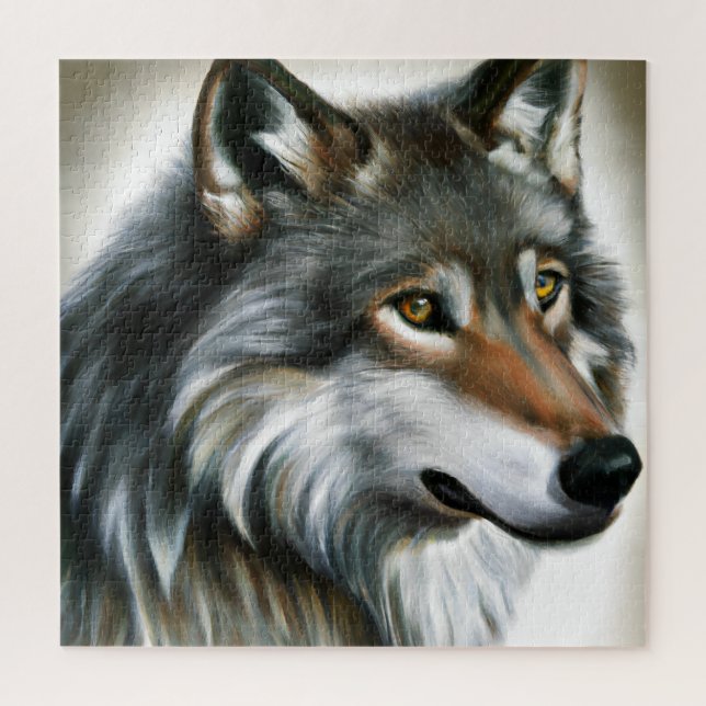 Wolf Painting Jigsaw Puzzle (Vertical)