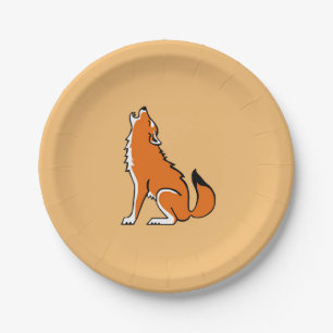 WOLF - Paper plates