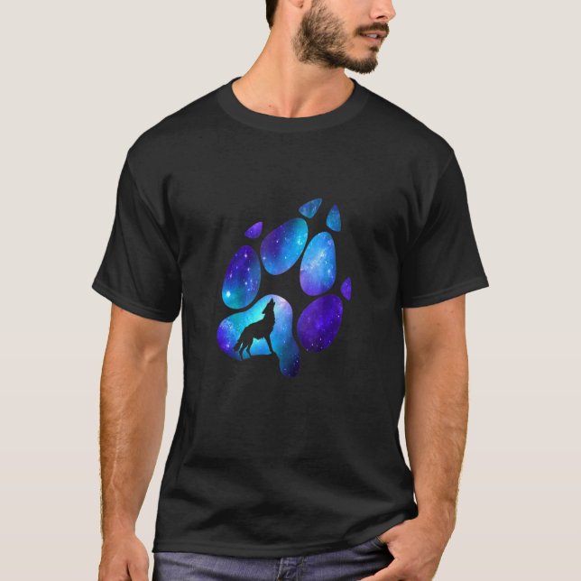 Wolf Paw Galaxy T-Shirt (Front)